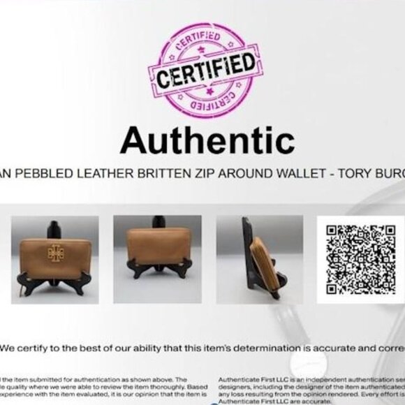 TORY BURCH Britten Zip Continental Wallet with COA - Picture 12 of 12